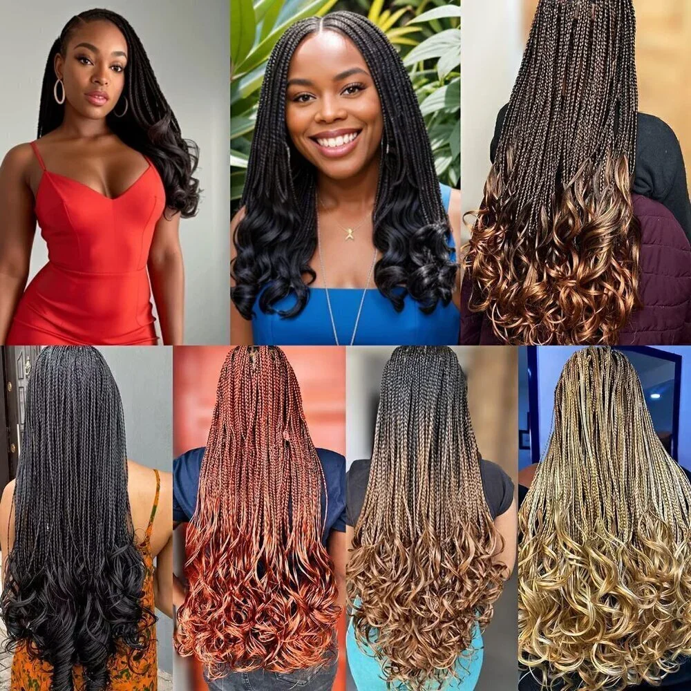 Crochet Hair for Women 10 Inch Crochet Braids Box Braids French Curl Braiding Ha